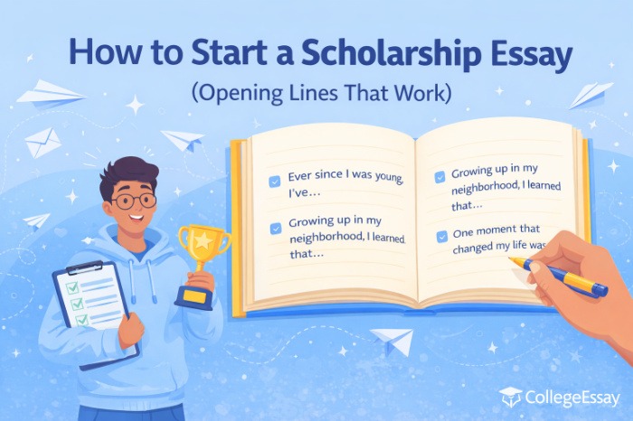 How to Start a Scholarship Essay