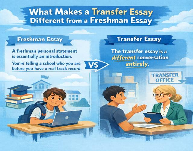 What Makes a Transfer Essay Different from a Freshman Essay