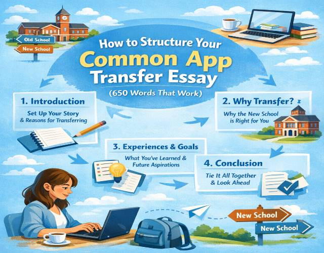 Common App Transfer Essay Structure