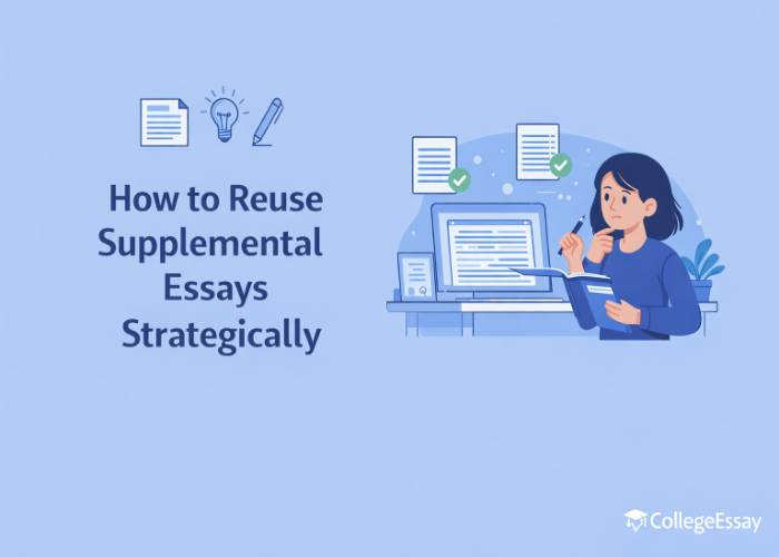 how to reuse supplemental essays